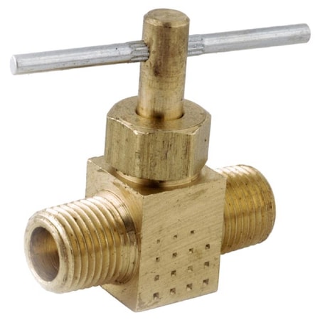 Anderson Metals Anderson Metals 1/8 in. 1/8 in. Brass Needle Valve 59108-02AH